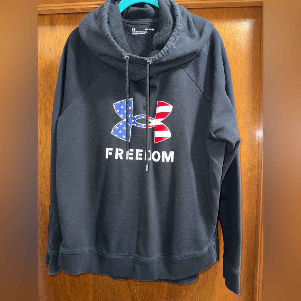 Under Armour Black Freedom hoodie. Women’s size XL